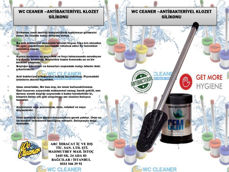 Wc Cleaner (Silikonlu Tuvalet Fırçası)